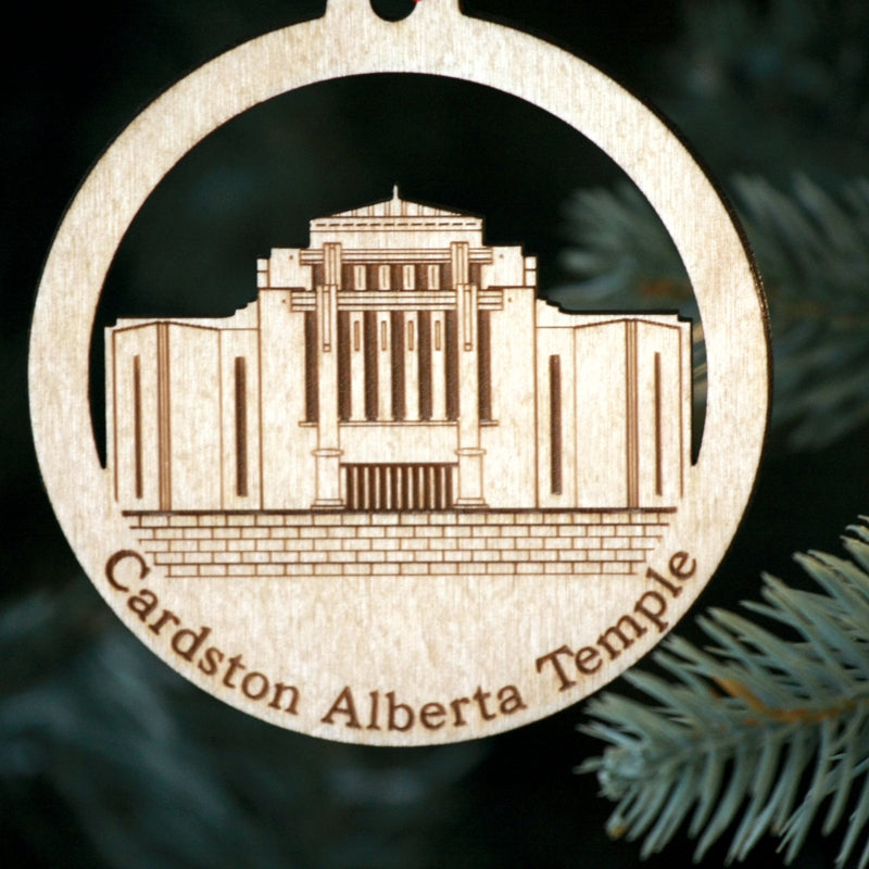 Cardston Temple Ornament