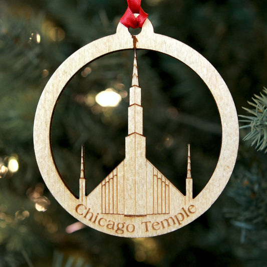 Chicago Temple Ornament