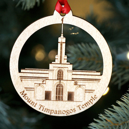 Mount Timpanogos Temple Ornament