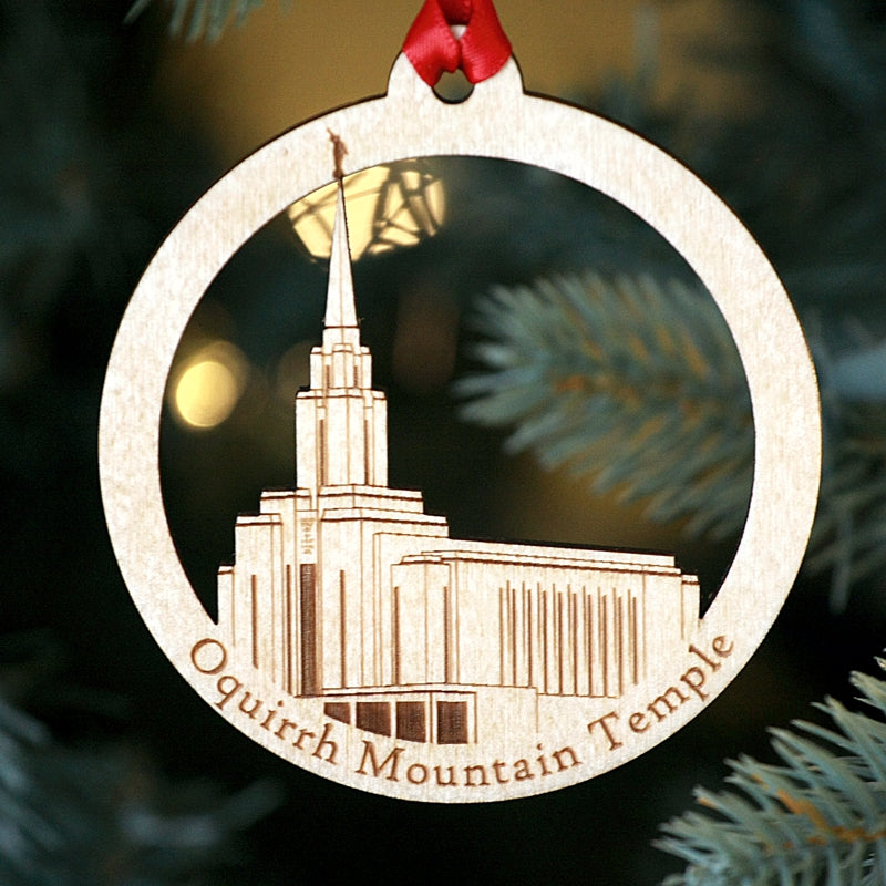 Oquirrh Mountain Temple Ornament