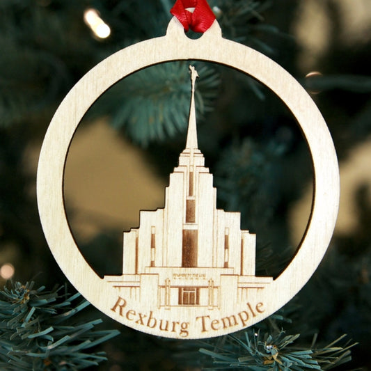 Rexburg Temple Ornament