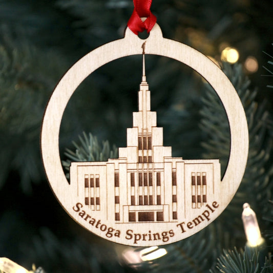 Saratoga Springs Temple Ornament