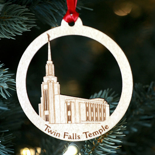 Twin Falls Temple Ornament